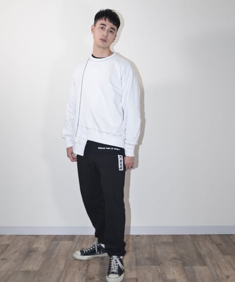 #031　アシメスウエット　WHITE