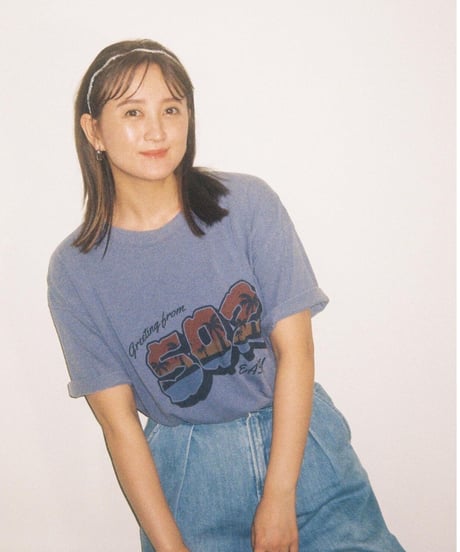 #048　502EASY Hawaiian T‐シャツ BLUE