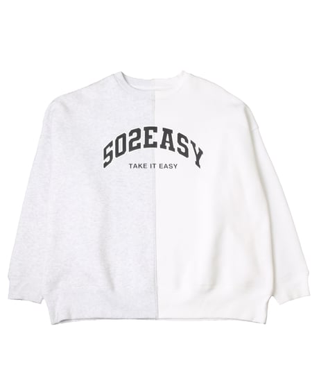 #029　コンビスウェット　GRAYⅹWHITE