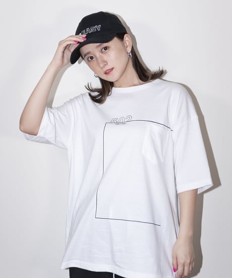 #046　The Rectangle T-シャツ WHITE