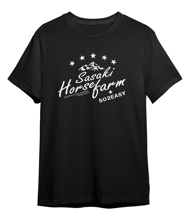コラボＴシャツ ０６２９（Ｓ） 185 502EASYx佐々木牧場コラボTシャツ〈マウンテンロゴ〉 | 502EASY