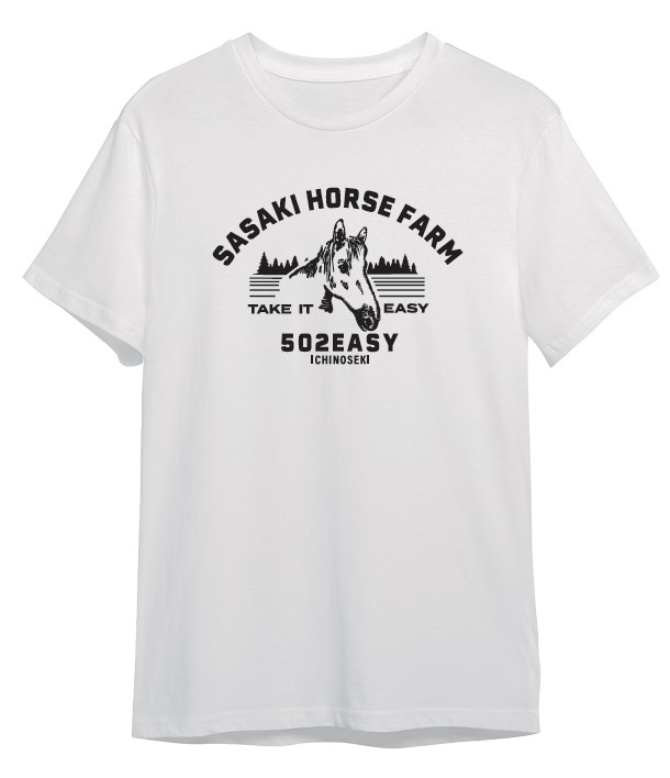 184 502EASYx佐々木牧場コラボTシャツ〈HORSE〉 | 502EASY