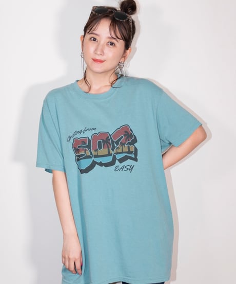 #048　502EASY Hawaiian T‐シャツ GREEN