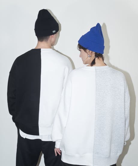 #029　コンビスウェット　GRAYⅹWHITE