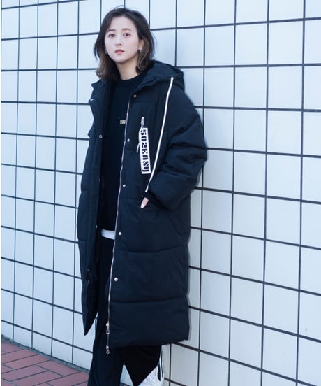 #025　中綿ロングコート