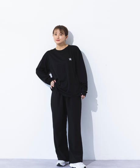#153　502EASY裾ラウンドロングT‐シャツ