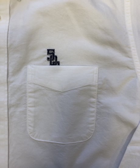 #061 　  502オックスフォード ボタンダウン シャツ　 WHITE