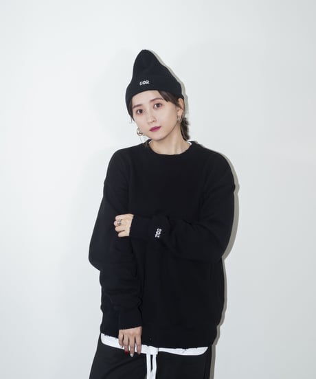 #023　ダメージスウェット　BLACK
