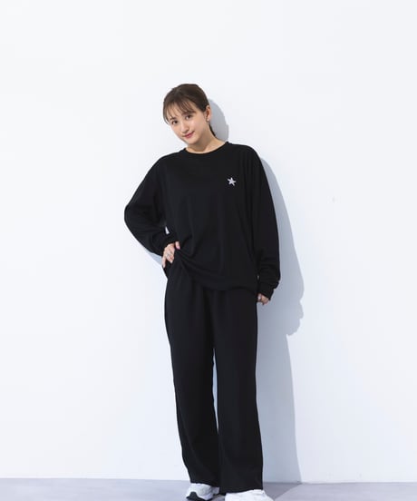 #153　502EASY裾ラウンドロングT‐シャツ