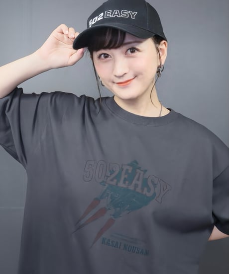 #182　502EASYｘかさい農産コラボTシャツ〈キャロット〉