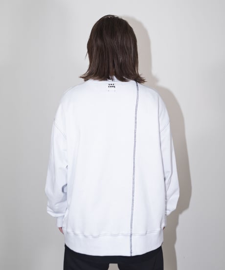 #031　アシメスウエット　WHITE
