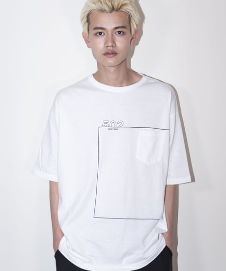 #046　The Rectangle T-シャツ WHITE