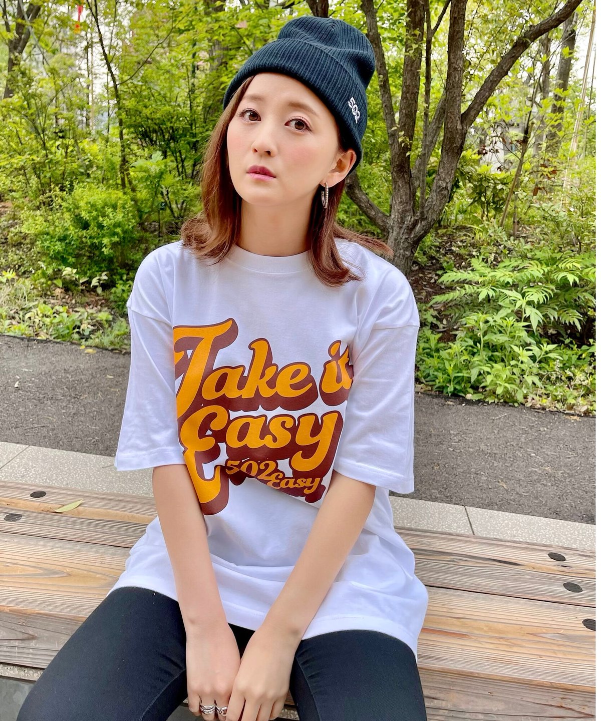 TAKA ORIGINAL★daisy take it easy star print Tシャツ TAKA ORIGINAL☆daisy take it easy star print Tシャツ (TAKA