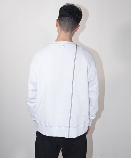 #031　アシメスウエット　WHITE