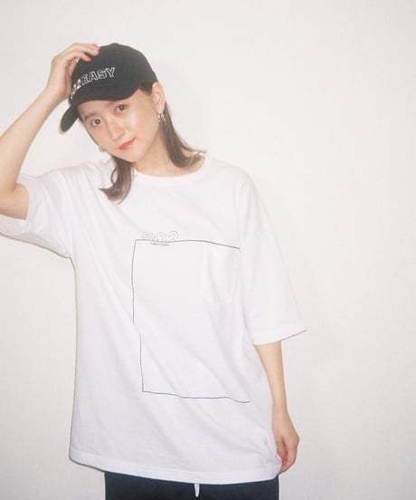 #046　The Rectangle T-シャツ WHITE