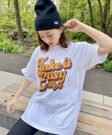 #043　70's Take it Easy  T‐シャツ  WHITE