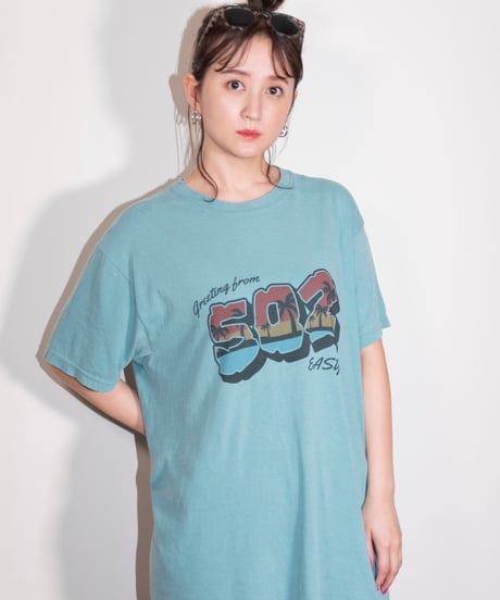 #048　502EASY Hawaiian T‐シャツ GREEN