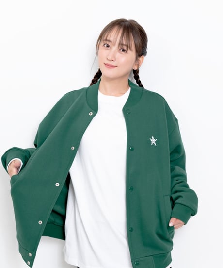#126　502EASY裏毛ブルゾン