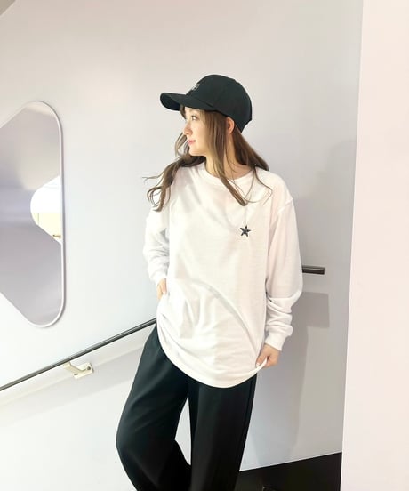 #153　502EASY裾ラウンドロングT‐シャツ