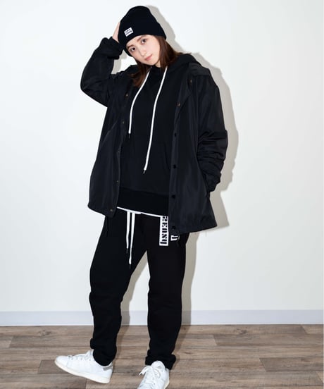 #009　ニットキャップ　BLACK