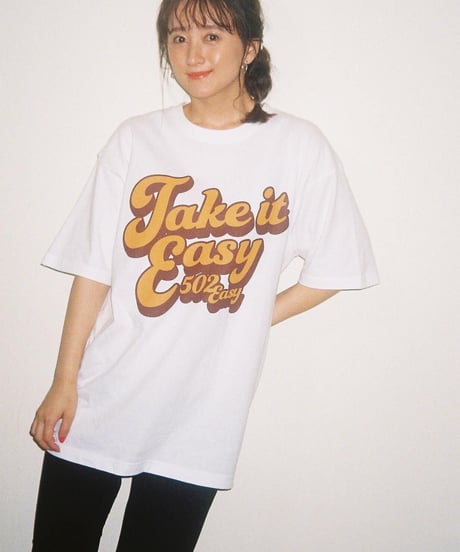 #043　70's Take it Easy  T‐シャツ  WHITE