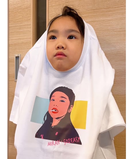 ［望蘭ちゃんコラボアイテム］#132　MIRANx502EASY   フロントプリントTシャツ