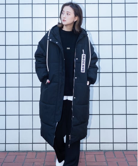 #025　中綿ロングコート