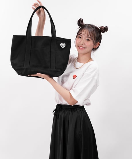［志田音々さんコラボアイテム］#103　502EASY X N ハート刺繍Tote Bag