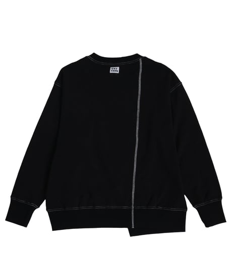 #031　アシメスウエット　BLACK
