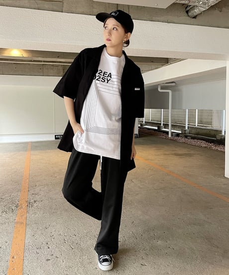 #044　The Squares Overlap T‐シャツ WHITE