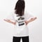 ［志田音々さんコラボアイテム］#105　彩空x音空　バックプリントTシャツ　WHITE