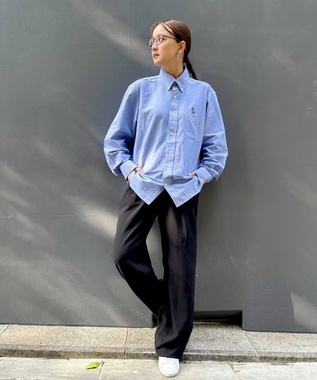 #061 　 502オックスフォード ボタンダウン シャツ　BLUE