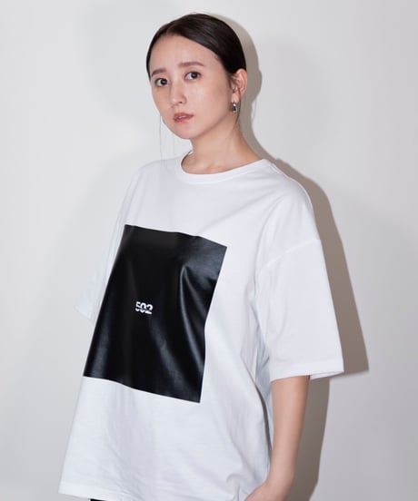 #049　The Rubber print T‐シャツ WHITE