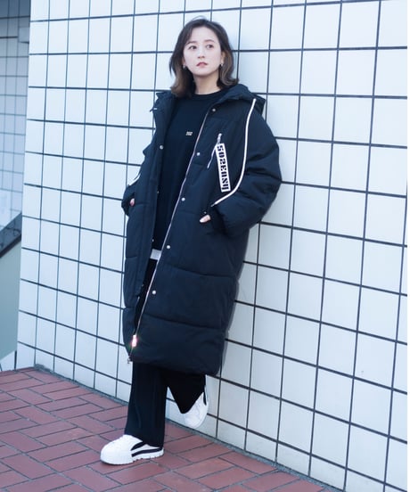 #025　中綿ロングコート