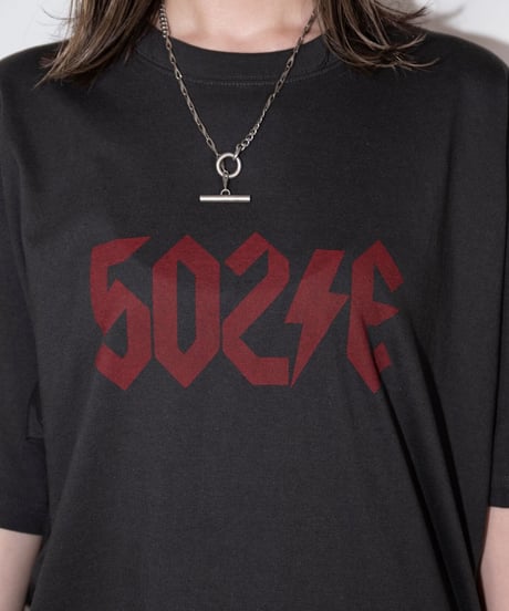 #052　Rock Band T-シャツ CHARCOAL GRAY