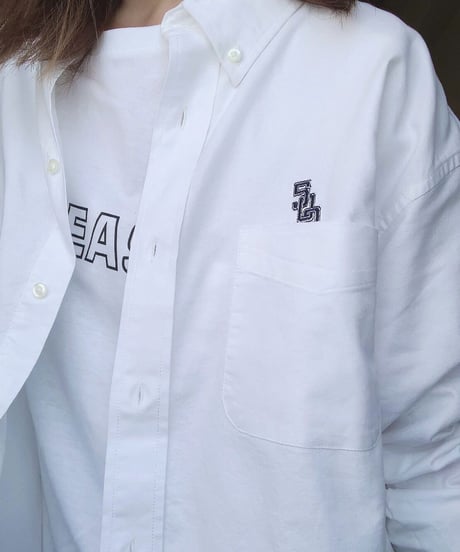 #061 　  502オックスフォード ボタンダウン シャツ　 WHITE