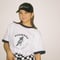 #045 502EASY RACING TEAM T‐シャツ WHITExNAVY