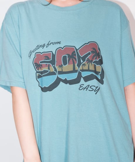 #048　502EASY Hawaiian T‐シャツ GREEN