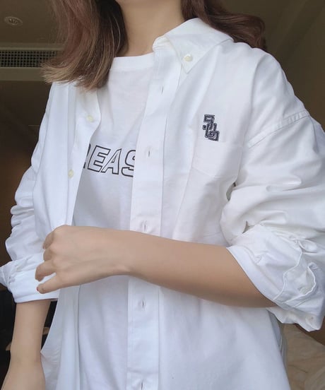 #061 　  502オックスフォード ボタンダウン シャツ　 WHITE