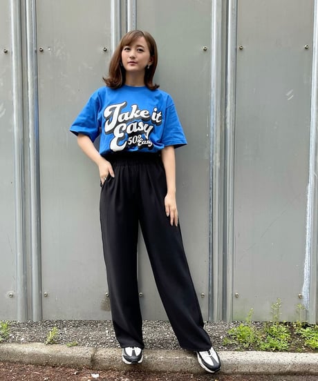 #043　70's Take it Easy T‐シャツ BLUE