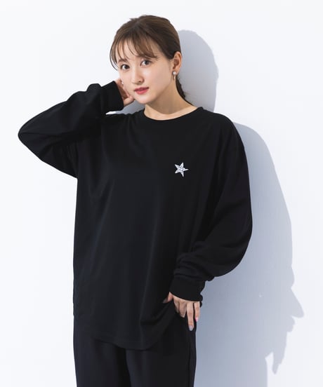 #153　502EASY裾ラウンドロングT‐シャツ