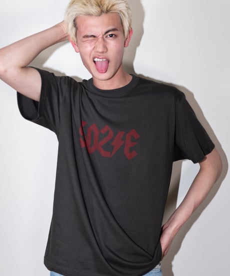 #052　Rock Band T-シャツ CHARCOAL GRAY