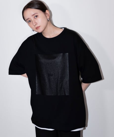 #049　The Rubber print T‐シャツ BLACK