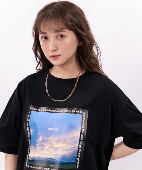 #097　彩空フロントプリントTシャツ