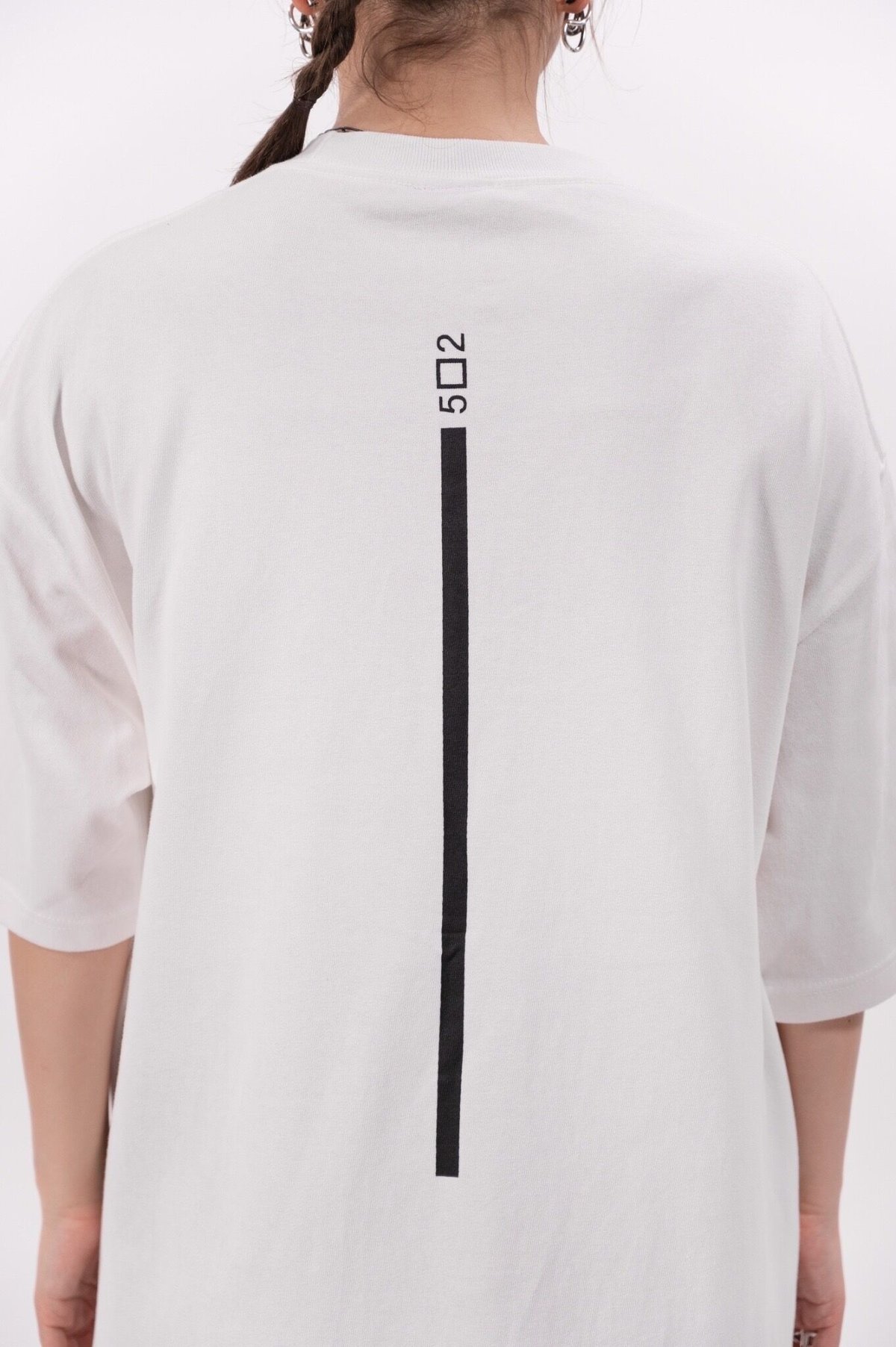 101 502BAR LINEバックプリントTシャツ | 502EASY