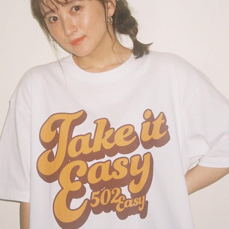 #043　70's Take it Easy  T‐シャツ  WHITE