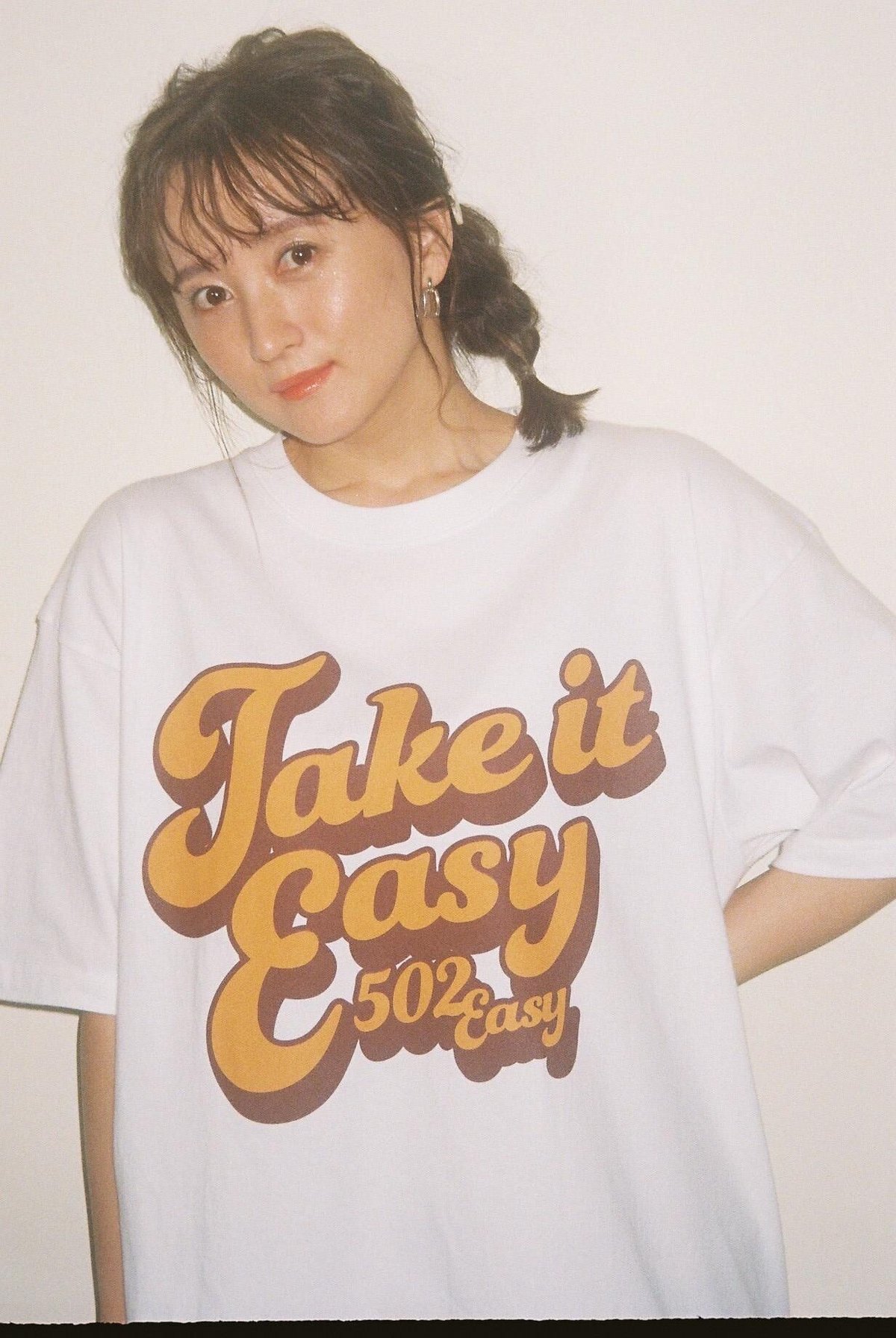 #043　70's Take it Easy T‐シャツ WHITE