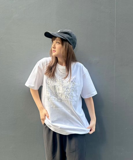 #107　502EASY コンビロゴポケットTシャツ