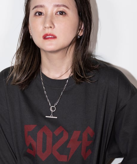 #052　Rock Band T-シャツ CHARCOAL GRAY