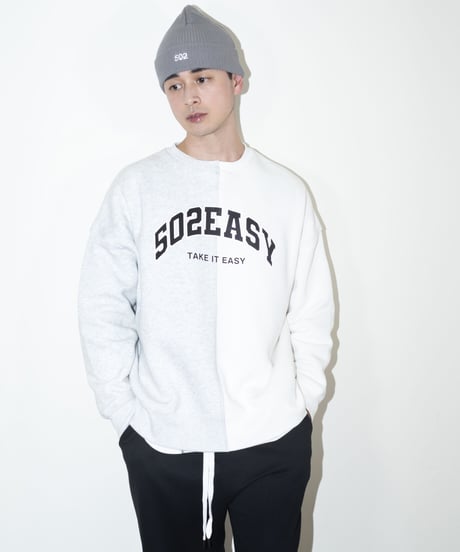 #029　コンビスウェット　GRAYⅹWHITE